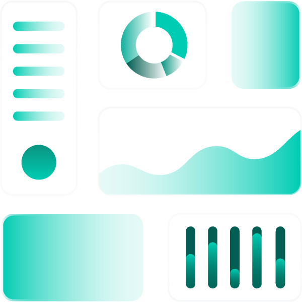 An abstract illustration of analytics tools